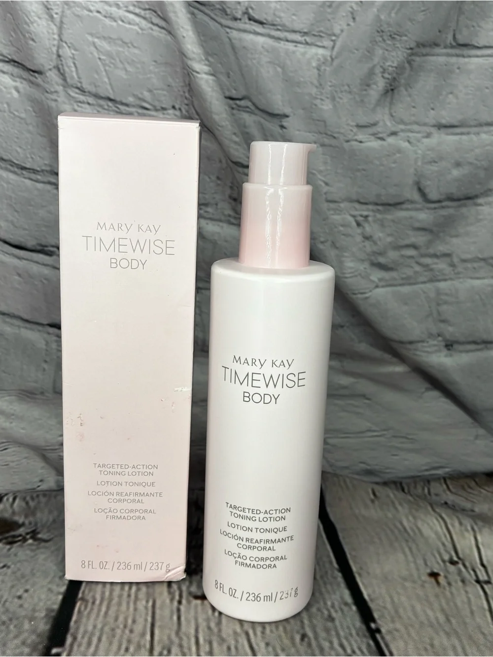 NIB Mary Kay Timewise Body Targeted Action Toning Lotion Full Size 8 fl oz NIP